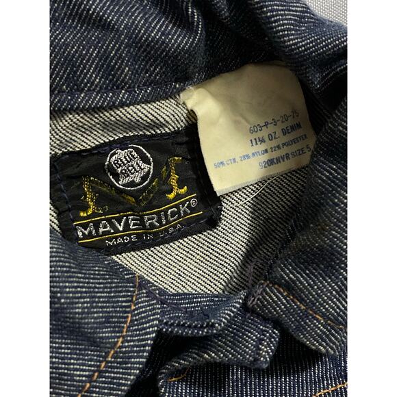Vintage Maverick Blue Bell Denim Jacket – Toddler Size 5T Made in USA - Picture 6 of 8